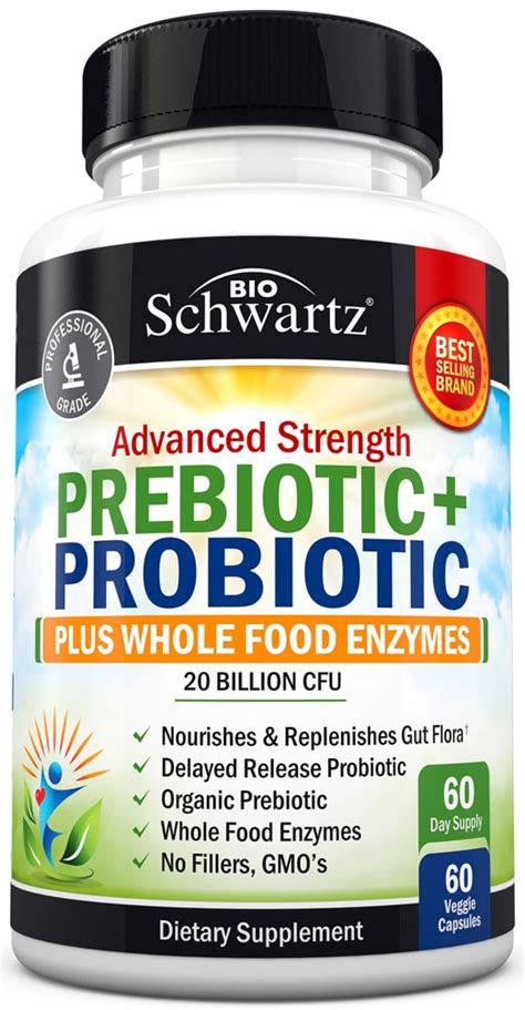 Bioschwartz Prebiotic And Probiotic 60 Veggie Caps Vitacost