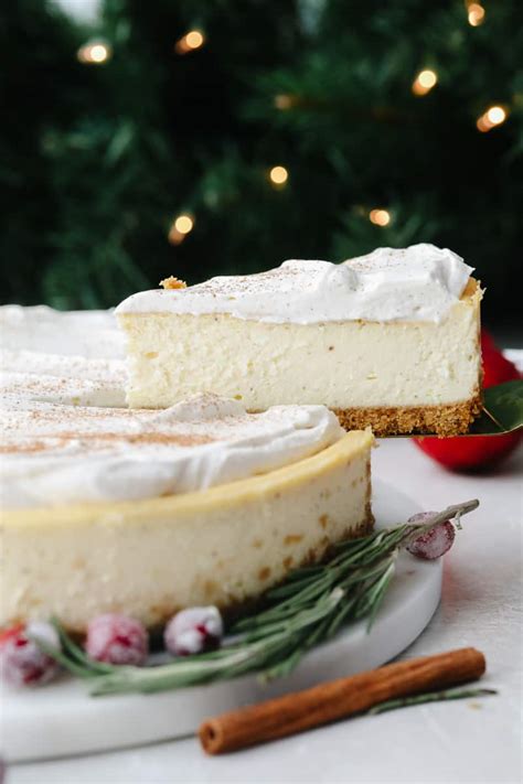 Classic Eggnog Cheesecake Recipe | The Recipe Critic