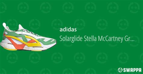 Adidas Solarglide Stella McCartney Green Cloud White Semi Impact Orange