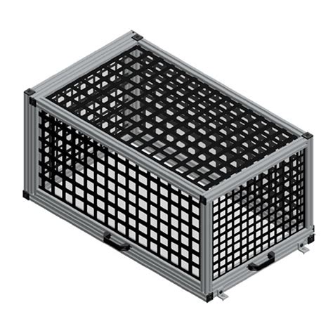 X Wire Mesh Machine Guard Enclosure Qd