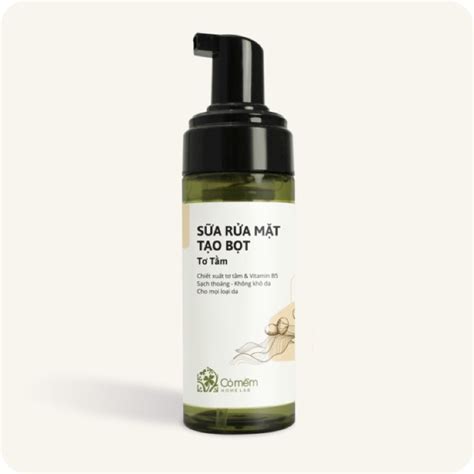 Sữa Rửa Mặt Tạo Bọt Tơ Tằm Dưỡng Ẩm Làm Sạch Sâu Cỏ Mềm 150ml Shopee