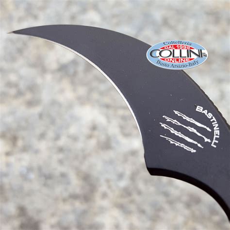 Bastinelli Knives Diagnostic Black Karambit Neck Knife