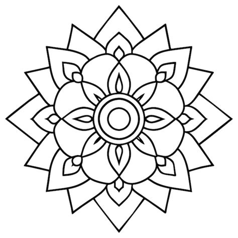 Mandala Tibetano Para Adultos Mandala Para Colorear Mandala Para