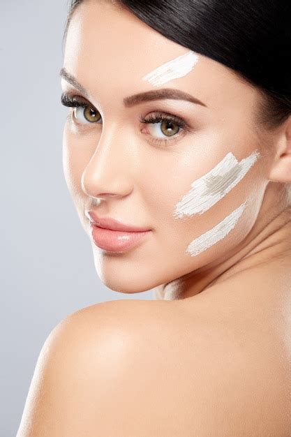 Premium Photo Girl With Nude Make Up At Studio