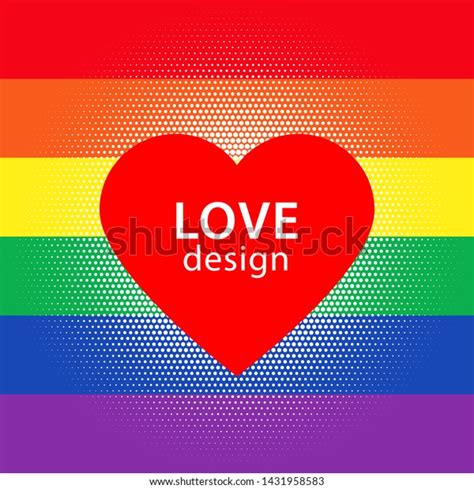 Lgbt Heart Vector Format Rainbow Heart Stock Vector Royalty Free 1431958583 Shutterstock