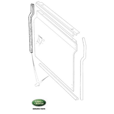 Door Seal Rhf Door Bottom Back Series Ii Iia Iii Plc Rovers