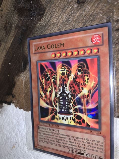 Mavin Lava Golem Ioc Se Limited Edition Ultra Rare Yugioh Card Yu Gi