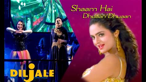 Shaam Hai Dhuaan Dhuaan Diljale Live Singing On Stage Youtube