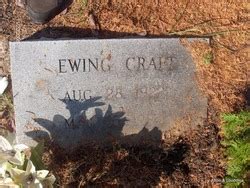 Ewing Craft M Morial Find A Grave