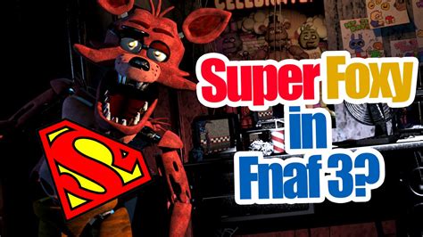 Super Foxy In Five Nights At Freddys 3 Five Nights At Freddys 3 Theory Youtube