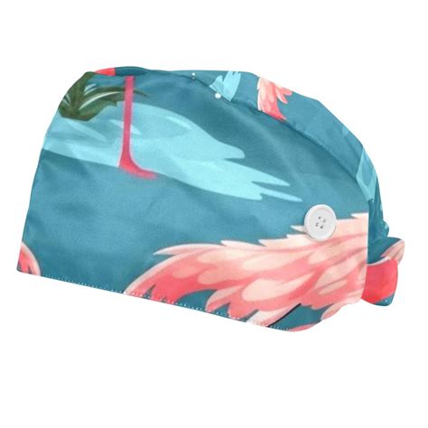 Flamingo Rainforest Working Cap With Button Cotton Working Hat