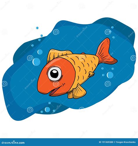 Icono De Pescado Peces De Dibujos Animados De Ilustraciones