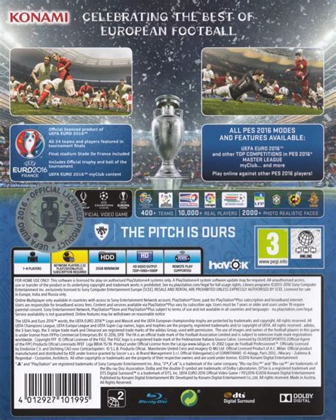 Pes 2016 Pro Evolution Soccer 2015 Playstation 3 Box Cover Art