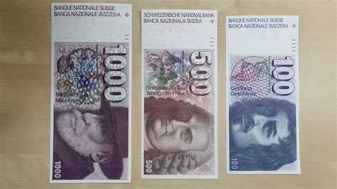 Schweizer Banknoten Serie 6 Komplett Bankfrisch Kaufen Auf Ricardo