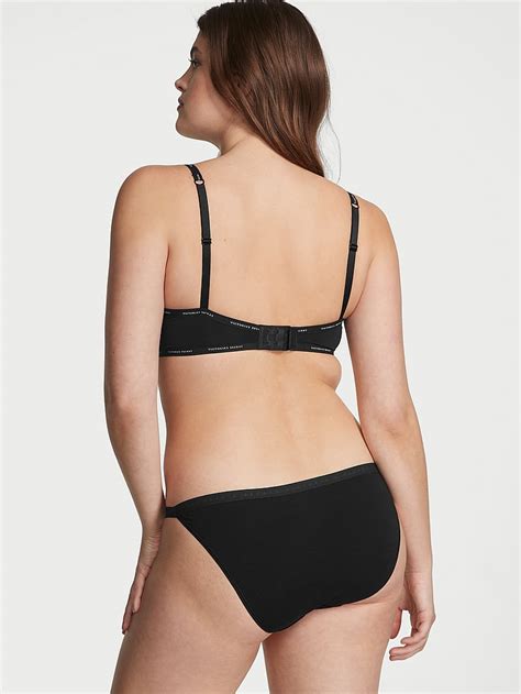 Buy Stretch Cotton String Bikini Panty Black Order Panties Online Victoria S Secret