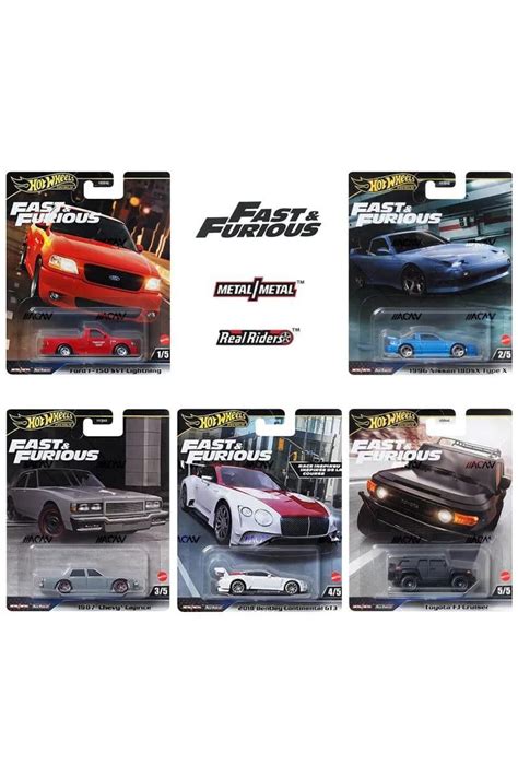 Hot Wheels Fast And Furious Premium Araçlar li Set Mix