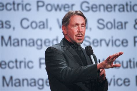 CEO Of Oracle Larry Ellison Makes His Speech At Oracle OpenWorld