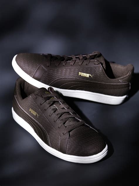 Buy Puma Unisex Brown Smash Textured Sneakers Casual Shoes For Unisex