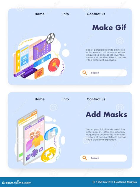 Make Animated Photo GIF. Online Chat Filter Mask. Mobile Phone Video