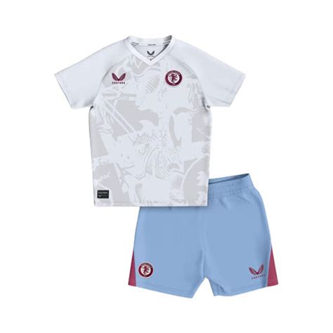 Kids 2023-2024 Aston Villa Away Soccer Kit - Love Soccer Jerseys