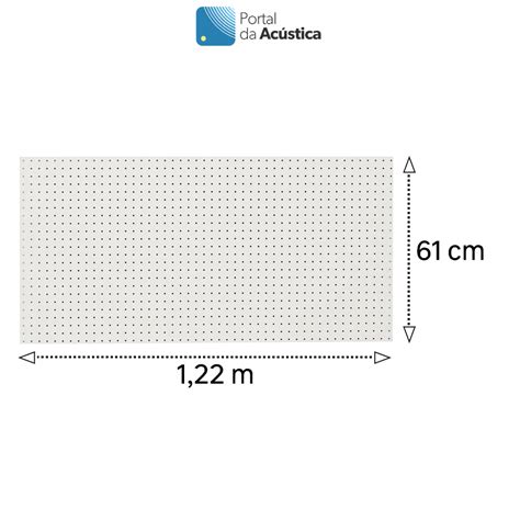 Painel Pegboard Chapa Eucatex Perfurado Amarelo Cm X Cm X Mm