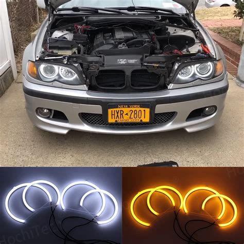 Kit De Ojos De Ngel Led De Alta Calidad Anillo De Halo Blanco Para Bmw