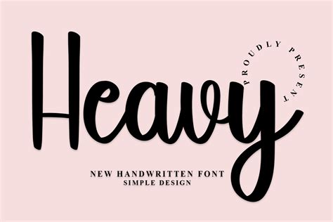 Heavy Font By Pipi Creative Creative Fabrica