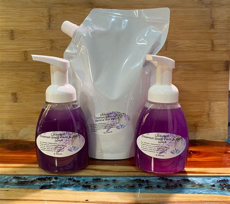 Lavender Foaming Hand Face And Body Wash Twin Flame Lavender Farm Michigan