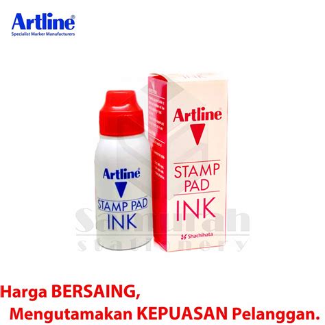 Isi Ulang Tinta Bak Stampel Artline Refill Stamp Pad Ink Art Line