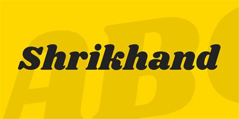 Download Shrikhand font | fontsme.com