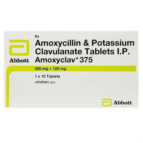 Co Amoxiclav Tablets Bp Mg At Rs Box Amoxicillin Potassium