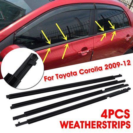 Pack Car Outside Window Moulding Weatherstrip Seal Belt Auto Window