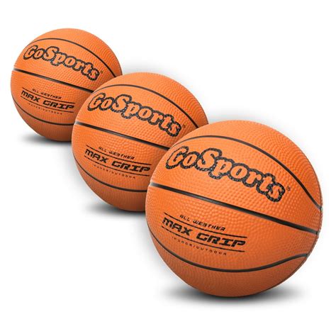 Gosports 7 Inch Mini Basketball 3 Pack With Premium Pump Walmart