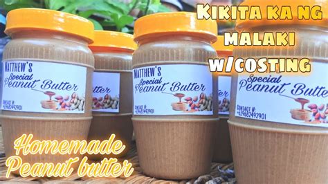 HOMEMADE PEANUT BUTTER SWAK Pang NEGOSYO With COSTING How To Make