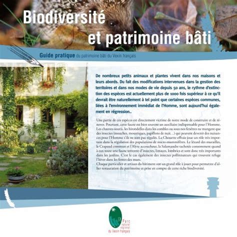 La Biodiversit Parc Naturel R Gional Oise Pays De France