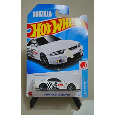 Hot Wheels Nissan Skyline Gt R Bcnr Godzilla Shopee Brasil