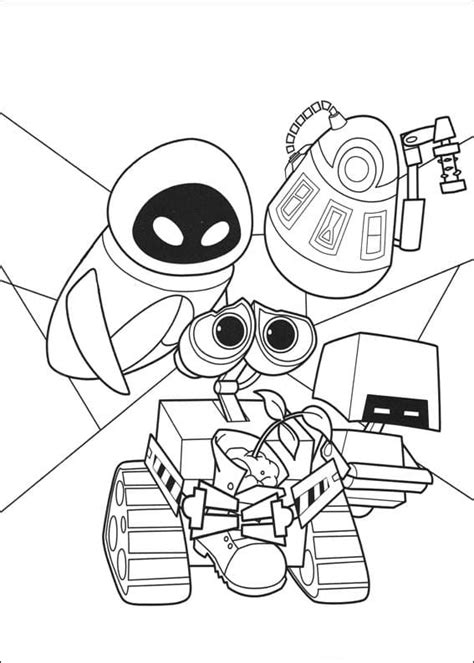 Desenhos De Wall E Para Colorir E Imprimir Colorironlinecom Porn My