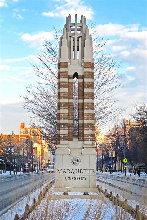 Wisconsin Avenue At Marquette University Postmarq Miscellanea On