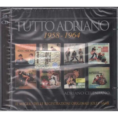 Adriano Celentano DOPPIO CD Tutto Adriano 1958 1964 Nuovo Sig