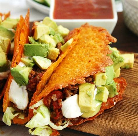 Low Carb Taco Night With Cheese Taco Shells Lchf Fill My Recipe Book