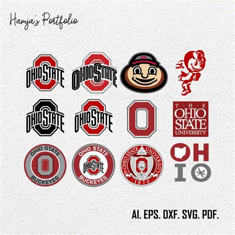 Ohio-State-Buckeyes- Logo, Football Team SVG ll Sport vector logo ...