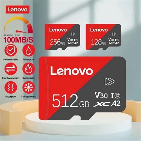 Lenovo Tarjeta De Memoria Flash Micro Tf Para Tel Fono Ordenador C Mara