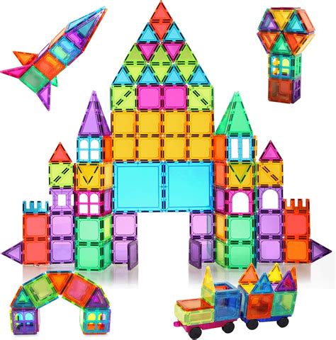 Bingua BMAG 120 PCS Magnetic Building Blocks 3D Magnet Building