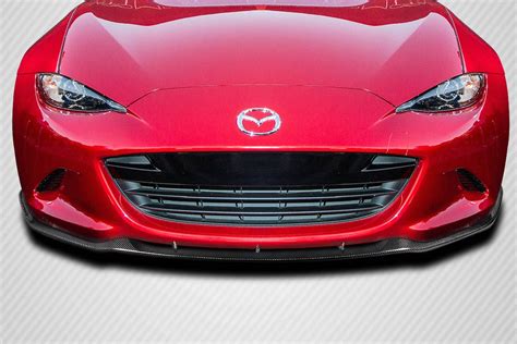 2016 2023 Mazda Miata Carbon Fiber Dancer Front Lip Spoiler Air Dam 1