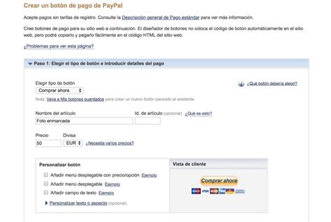 C Mo Crear Botones De Compra De Paypal En Tu Web Blog Bluekea