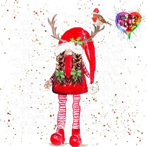 Christmas Girl Gonk Tomte Xmas Girl Gonk Png Gonks Svg Etsy Uk