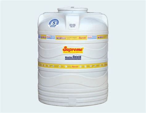 1000L Supreme 5 Layer Premium Overhead Water Tank At Rs 15000 Piece