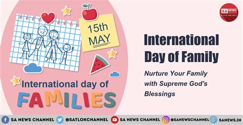 SA News Channel On Twitter International Day Of Families Is Observed