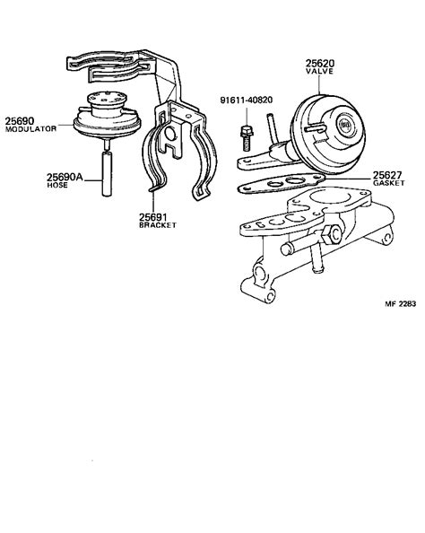 Exhaust Gas Recirculation System Toyota Corolla Ae E Te E North