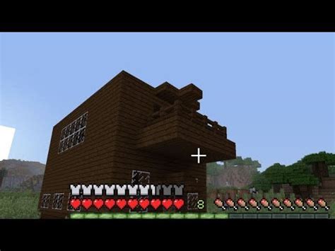 Minecraft Überleben Part 3 Haus erweitern mit 2 Etage und Balkon